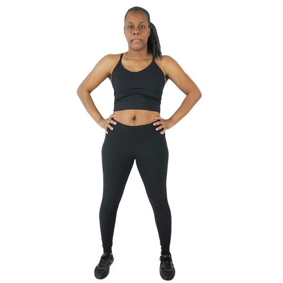 Kerrits Black Power Stretch Knee Patch Tight/Leggings - Picture 1 of 13